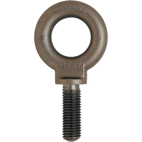 Eye Bolt, 1-11/16" Dia., 2-1/4" L, Uncoated Natural Finish, 10600 lbs. (5.3 tons) Capacity Cantin et fils