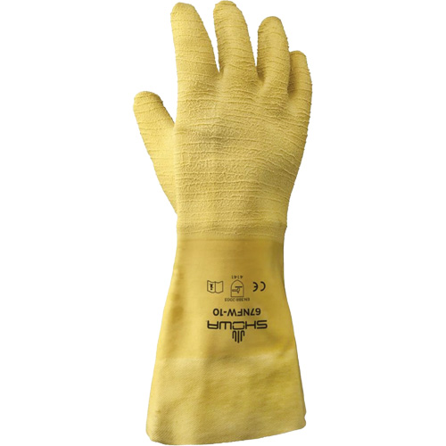 67NFW General Purpose Gloves, 10/Large, Rubber Latex Coating, Cotton Shell Cantin et fils