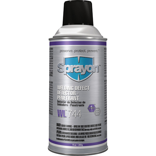 WL744 Welding Defect Detector - Penetrant, Aerosol Can Cantin et fils