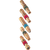 Raccords &agrave; branchement rapide pour &eacute;quipement de soudage - Raccords individuels, Laiton Cantin et fils