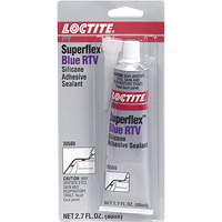 Superflex RTV Silicone Adhesive Sealant, Tube, Blue Cantin et fils
