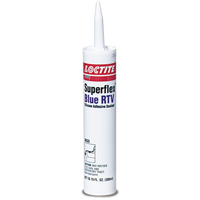 Superflex RTV Silicone Adhesive Sealant, Cartridge, Blue Cantin et fils