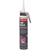 598 High Performance RTV Silicone Gasket Maker, Cartridge, Black Cantin et fils