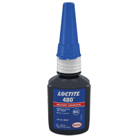 480 Instant Adhesive, Black, Tube, 20 g Cantin et fils