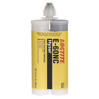 E-60NC Electrically Non-Corrosive Structural Adhesives, 400 ml, Dual Cartridge, Two-Part, Black Cantin et fils