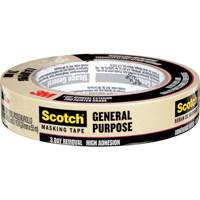 Scotch&reg; General Purpose Masking Tape 2020, 24 mm (1") x 55 m (180'), Tan Cantin et fils