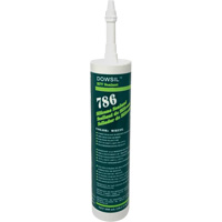 Dowsil 786 Silicone Sealant, 300 ml, Cartridge, White Cantin et fils