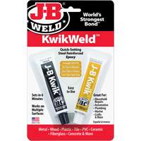 Colle &eacute;poxyde KwikWeld, Deux composants, Tube, 2 oz, Gris Cantin et fils