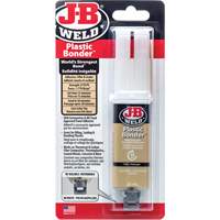Plastic Bonder Adhesive, 25 ml, Syringe, Two-Part, Tan Cantin et fils