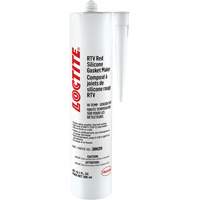 596 High Temp RTV Silicone Sealant, Cartridge, Red Cantin et fils