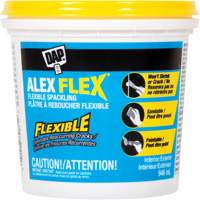 Alex Flex&reg; Flexible Spackling, 946 ml, Plastic Container Cantin et fils