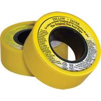 Ruban d'&eacute;tanch&eacute;it&eacute; pour filet en PTFE, 236" lo x 3/4" la, Jaune Cantin et fils