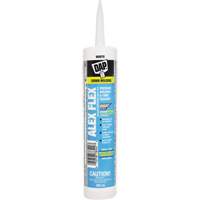Alex Flex&reg; Premium Molding & Trim Acrylic Latex Siliconized Sealant, 300 ml, Cartridge, White Cantin et fils
