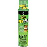 Touch 'n Foam&reg; Max Fill Triple Expanding Sealant, 566 g, Aerosol Can, Cream Cantin et fils