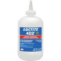 402 Instant Adhesive, Clear, Bottle, 500 g Cantin et fils