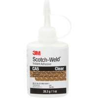Adh&eacute;sif instantan&eacute; CA5 Scotch-Weld, Transparent, Bouteille, 1 oz Cantin et fils
