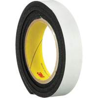 Ruban en mousse de vinyle 4714, 25,4 mm (1") la x 16,5 m (54') lo, 250 mils, Noir Cantin et fils