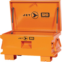 JSB-3219 Super Heavy-Duty Jobsite Tool Storage Box, 32-1/8" x 19" x 17-1/2", Steel, Orange Cantin et fils