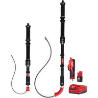 M12 Trapsnake 2-Tool Combo Urinal Auger Kit, Powered, Bulb, 4'/6' Cable Length, 1/2"/3/8" Cable Diameter Cantin et fils