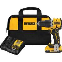 Atomic Compact Series Brushless Cordless Hammer Drill Kit, 1/2" Chuck, 20 V Cantin et fils