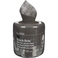 Rouleaux de feuilles Scotch-Brite, Carbure de silicium, 8", Grain Ultra fin Cantin et fils