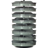 Rotabin&reg; Storage Units, 500 lbs. Capacity per Level, 8 Level, 66" H x 34" Dia. Cantin et fils