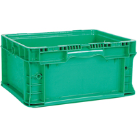 Syst&egrave;me de contenants d'exp&eacute;dition 4845 de StakPak Plus, 15" la x 12" p x 5" h, Vert moyen Cantin et fils