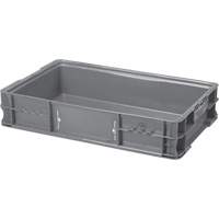 Syst&egrave;me de contenants d'exp&eacute;dition 4845 de StakPak Plus, 15" la x 24" p x 5" h, Gris Cantin et fils