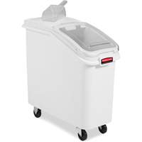 Mobile Ingredient Bins with Sliding Lid, 2.75 cu. ft. Capacity, 28" H x 13-13/100" W x 29-1/4" D Cantin et fils
