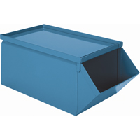 Bacs Stackbins en acier - Couvercle dessus Cantin et fils