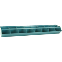 Sectional Bin Units, 100 lbs. Cap., 37" W x 8" D x 4-1/2" H, Blue Cantin et fils