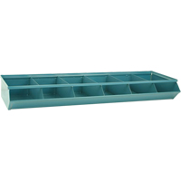 Sectional Bin Units, 100 lbs. Cap., 37" W x 12" D x 4-1/2" H, Blue Cantin et fils