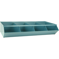 Sectional Bin Units, 100 lbs. Cap., 37" W x 18-3/4" D x 7-1/2" H, Blue Cantin et fils