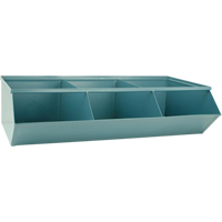 Sectional Bin Units, 100 lbs. Cap., 37" W x 20-1/2" D x 9-1/2" H, Blue Cantin et fils