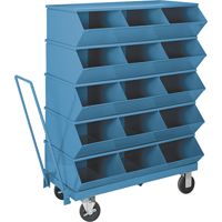 Bacs sectionnels superposables Stackbin - Chariots Cantin et fils