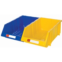 Stack & Hang Bin, 11-13/16" W x 7" H x 17-11/16" D, Yellow Cantin et fils