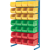 Stationary Bin Racks  -Single-Sided - Rack Only, 36" W x 12" D x 61" H Cantin et fils