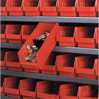 Shelf Bins, 8-3/8" W x 4" H x 11-5/8" D, Blue, 30 lbs. Capacity Cantin et fils