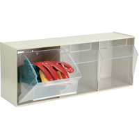 Syst&egrave;me de casiers modulaires Tip-Out, 23-5/8" la x 7-3/4" p x 9 1/2" h, 3 tiroirs Cantin et fils