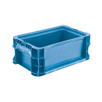 Syst&egrave;me de contenants d'exp&eacute;dition 4845 de StakPak Plus, 7,4" la x 12" p x 5" h, Bleu royal Cantin et fils