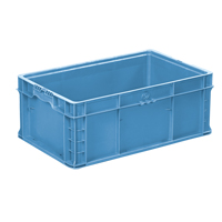 Syst&egrave;me de contenants d'exp&eacute;dition 4845 de StakPak Plus, 15" la x 24" p x 9,5" h, Bleu royal Cantin et fils