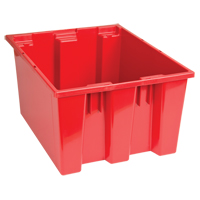 Contenants Stack & Nest, 10" x 19,5" x 15,5", Rouge Cantin et fils