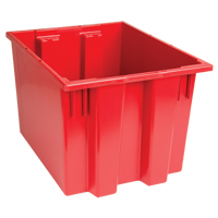 Contenants Stack & Nest, 13" x 19,5" x 15,5", Rouge Cantin et fils