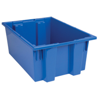 Contenants Stack & Nest, 8" x 19,5" x 13,5", Bleu Cantin et fils