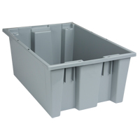 Contenants Stack & Nest, 8" x 19,5" x 13,5", Gris Cantin et fils