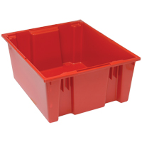 Contenants Stack & Nest, 10" x 23,5" x 19,5", Rouge Cantin et fils