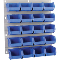 Panneau &agrave; suspendre, 20 bacs, 18" la x 1" p x 19" h Cantin et fils