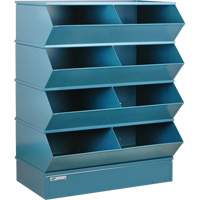 Pre-Engineered Sectional Systems, 5000 lbs. Cap., 37" W x 24" D x 44" H, Blue Cantin et fils