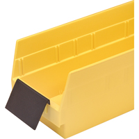 Shelf Bins - Extended Label Holders Cantin et fils