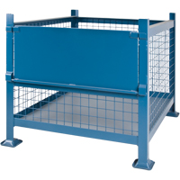 Contenants de vrac empilables, 34,5" la x 40,5" p x 30" h, Capacit&eacute; de 3000 lb Cantin et fils